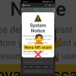 😱 Nova NFT Ka Bada Scam Dubara! Sabko Warning ⚠️ #shorts