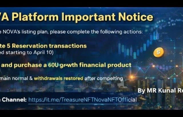 Nova NFT Today new update 11/4/2026