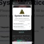 Nova Nft New Update 60 Dollar Deposit and Unblock Account #Safepat-Wallet Process