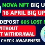 Nova Nft New Update Today || Nova Nft Withdrawal Update || Nova Nft Latest Update Today