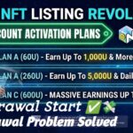 Nova Nft Today New Big Update 😱✅✅ | Withdrawal Problem solved | TreasureNFT New Withdrawal Update