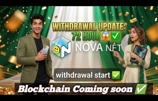 Nova Nft Today New Big Update ✅ | Withdrawal Start ✅ | Blockchain Coming |#trending#viral#crypto#nft