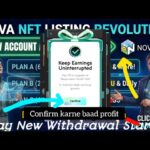 Nova Nft Today New Big Update ✅😱 | Withdrawal Update | Bosted Profit withdrawal #trending#viral#nft