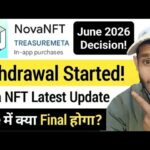 Nova Nft Update 2026 | Nova Nft Withdrawal Update | Treasure Nft Withdrawal Update | Treasure Nft