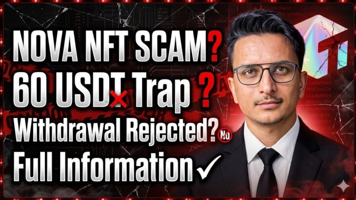 Nova Nft Update | 60 Usdt Trap? Withdrawal Rejected? Full Information| #novanft #scamalert #nftnews