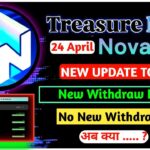 NovaNFT New Withdraw Notice | No New Withdraw 🤔 | TreasureNFT New Update Today | NovaNFT Withdraw