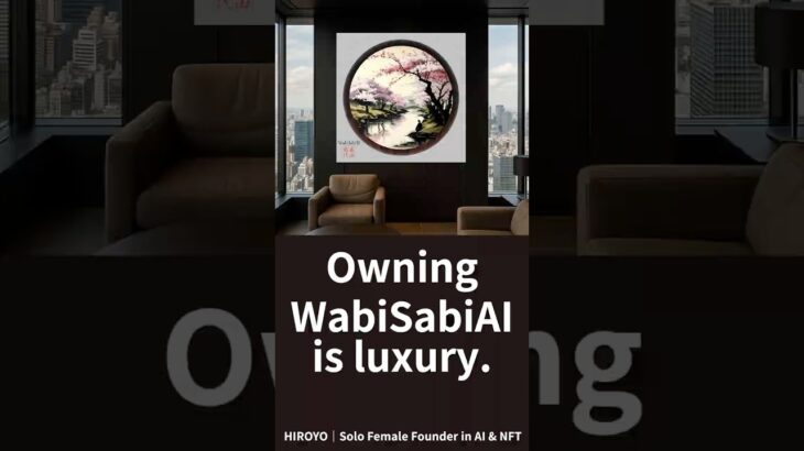 Owning WabiSabiAI is luxury. #WabiSabiAI #Web3 #NFT #OpenSea