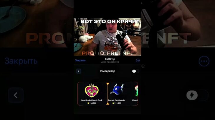 PRОМ0: FREENFT | вводить в FatDrop #подарок #fatdrop #кейсы #подаркитг #nft #shorts