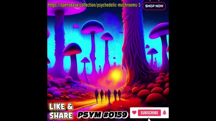 🍄PSYCHEDELIC MUSHROOMS🍄 NFT COLLECTION ON POLYGON  CHAIN⛓️#nft #polygon #opensea #openseamarketplace