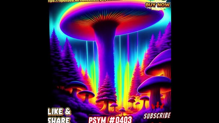 🍄PSYCHEDELIC MUSHROOMS🍄 NFT COLLECTION ON POLYGON  CHAIN⛓️#nft #polygon #opensea #openseamarketplace