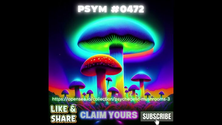 🍄PSYCHEDELIC MUSHROOMS🍄 NFT COLLECTION ON POLYGON  CHAIN⛓️#nft #polygon #opensea #openseamarketplace