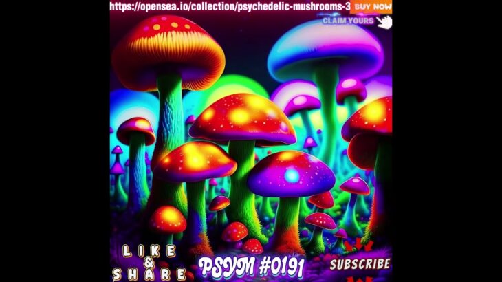 🍄PSYCHEDELIC MUSHROOMS🍄 NFT COLLECTION ON POLYGON  CHAIN⛓️#nft #polygon #opensea #openseamarketplace