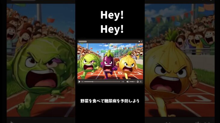 野菜を食べて糖尿病を予防しよう！ 肉より前に野菜を食べて！Part1　#JAVA2026S #PR #予防医療普及協会 #糖尿病予防