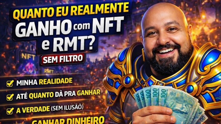 👉 Quanto Eu REALMENTE Ganho com NFT e RMT? (Sem Filtro)