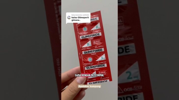 Siapa pengguna glimepiride? #diabetes #kencingmanis #guladarahtinggi #guladarah #obatdiabetes #fyp
