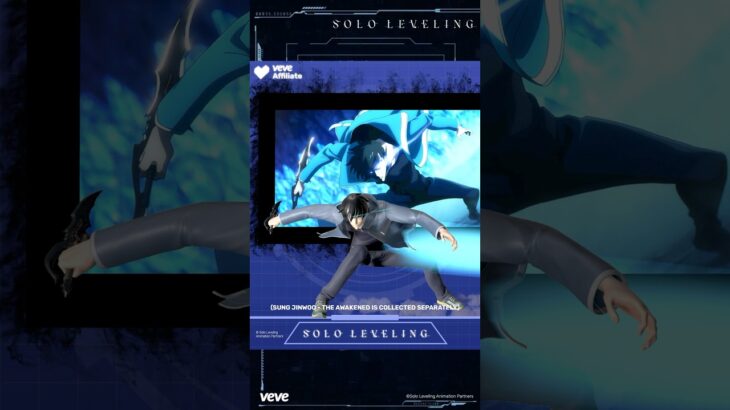 Solo Leveling Anime NFT LIMITED DROP On VeVe#NotFinancialAdvice #NFT