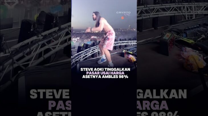 Steve Aoki Dikabarkan Tinggalkan Crypto, Tapi Masih Simpan Koleksi NFT. #steveaoki #akademicrypto