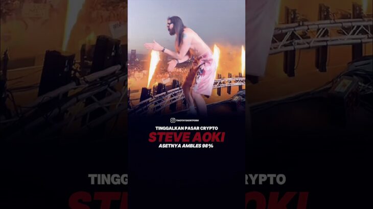 Steve Aoki Keluar dari Crypto, NFT Koleksi Andalan Terjun Bebas. #steveaoki #konsermusik #konser