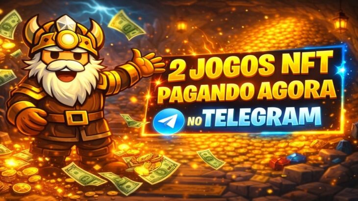 TOP 2 JOGOS NFT DE TELEGRAM PAGANDO AGORA!