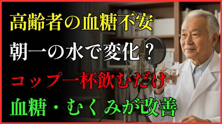 TOP3：朝いちコップ一杯の水！ | 健康 | 血糖 | 糖尿病 | 生活習慣 | 高齢者
