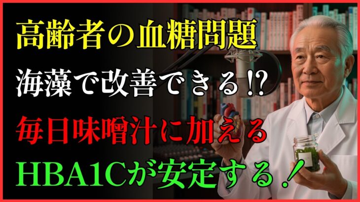 TOP3：HbA1cを下げやすい海藻！ | 健康 | 血糖 | 糖尿病 | 食事 | 高齢者