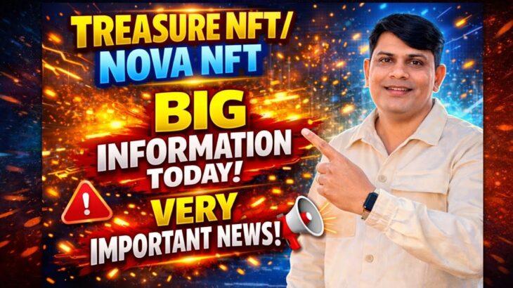TREASURE NFT / NOVA NFT || BIG INFORMATION TODAY || VERY IMPORTANT NEWS!
