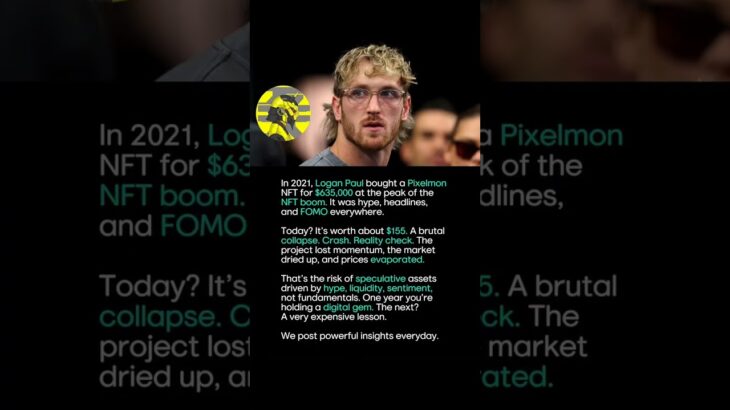 The $635,000 Mistake: Why Logan Paul’s NFT Crashed 99.9%