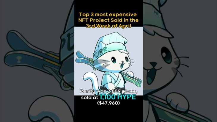 Top 3 most expensive NFT Project sold in the 3rd week of April #BAYC, #CRYPTOPUNKS, #AZUKI