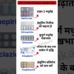 🤔Top 5 Antidiabetics Medicine & Their Uses | Health Tips #Shorts #Viral #pharmcist #dawa_jankarii