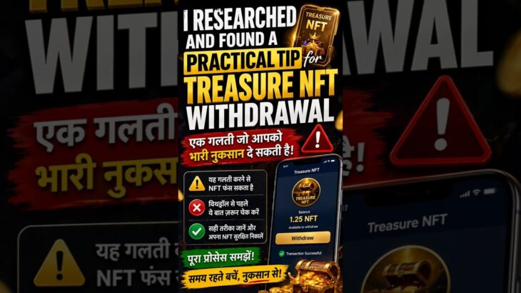 Treasure NFT Withdrawal Update!! | Treasure Nft Real or Fake? | Treasure Nft Update