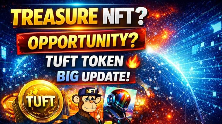 🚀🚨Treasure NFT future 🔥 TUFT + Blockchain launching 🚨🚀75+ countries🌍 Earning, Risk,  Must Watch 👀