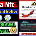 Treasure Nft New Update Today  | nova nft | Major System Update | Nova Nft Withdrawal Cancel Update