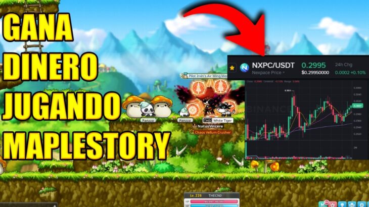 ❗¿Un MapleStory donde ganas dinero? 💰 Mira esto | JUEGO NFT FREE TO PLAY 2026 PAGANDO