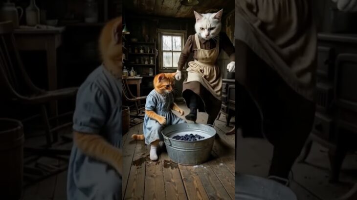 cat washing the clothes✨ #viral #chatgpt #nft #greenscreen #ai #havei #pillowcake #viralvideo #puppy