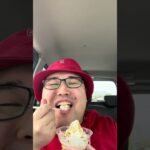 ミニストップ　得盛プリンパフェ　#food #アイス #ミニストップ #ゴールデンウィーク #コンビニアイス #糖尿病