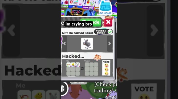 gang what (its cut off but it said NFT) #fypシ #roblox #adoptme #funny #profile