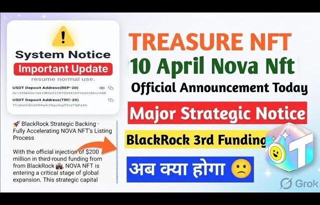 nova nft new update today| Nova nft major strategic notice | nova nft withdrawal update