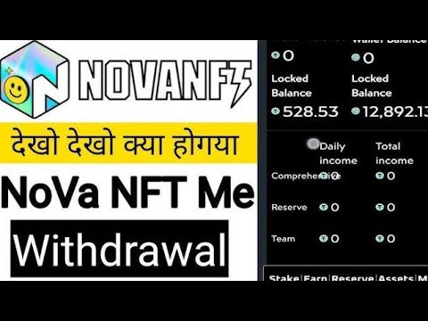 nova nft new update today|Nova NFT locked balance withdrawal today|treasure nft withdrawal complete