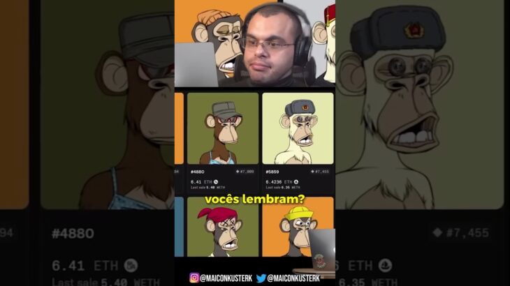 o preço dos macaco NFT hoje em dia