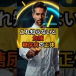 これ知らないと危険 糖尿病の正体#shorts　#健康