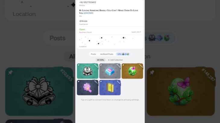 telegram nft gift and premium #telegram #premuim