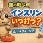 ネコの糖尿病　インスリンいつ打つ？　正しいタイミング