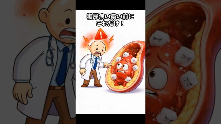 糖尿病の薬の前にこれだけ！