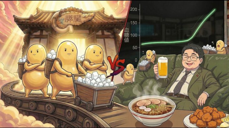 【アニメ】危険な生活習慣！糖尿病になる仕組み