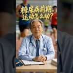 糖尿病前期，运动怎么动？