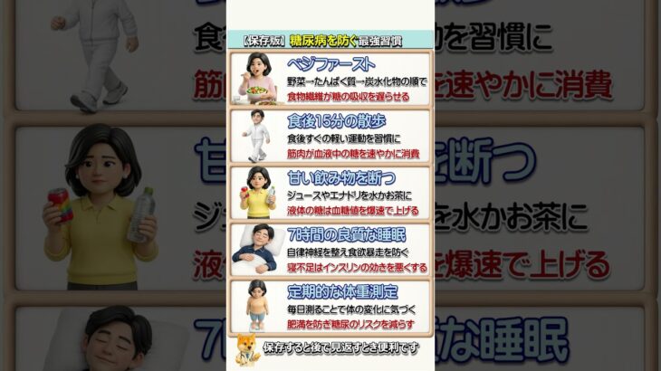 【保存版】糖尿病を防ぐ最強習慣