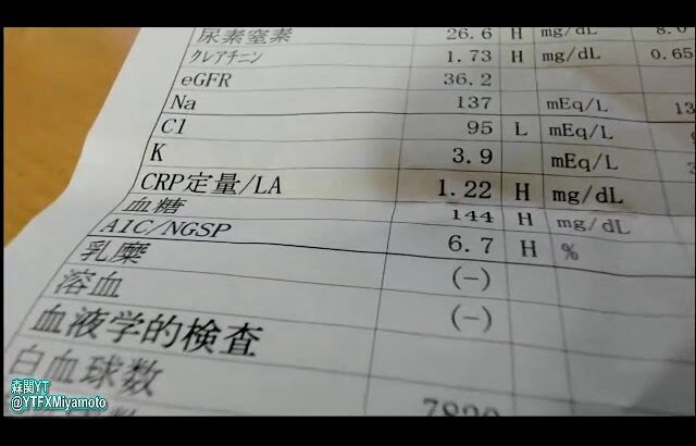 【後縦靭帯骨化症・重度糖尿病】病院の診断結果晒す　よっさん