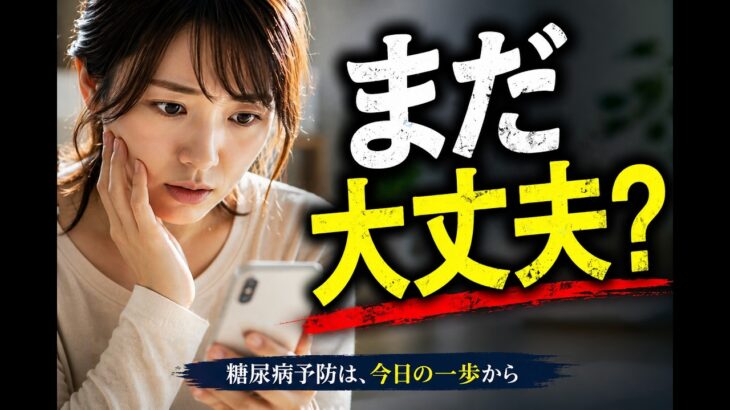 未来の自分を守るために。糖尿病予防は今日の一歩から