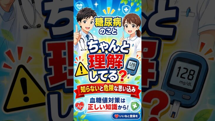 【【保存版】知らないと怖い！😱 糖尿病のリスクを抑える「10の真実」】