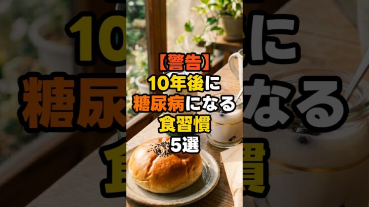 あなたは大丈夫？10年後に糖尿病になる食習慣5選 #50代 #雑学 #健康